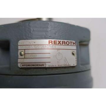 REXROTH 1PF2GS1-10/012RA07ME4 HYDRAULIC GEAR PUMP D539251