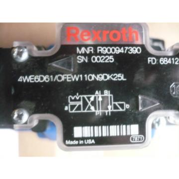 origin Rexroth R978912400 H-4WEH25HD64/OF6EW110N9ETDK25L Valve