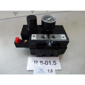 Rexroth Singapore Japan Compressed air unit R424E10391 with Pressure reducer 5/2-Wege 0820058761