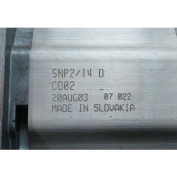 TUROLLA 111.20.051.00 GROUP 2 ALUMINIUM GEAR PUMP SNP2 - SAUER DANFOSS