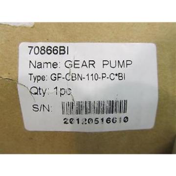 Dynamic Fluid Components, GP-CBN-110-P-C*BI, Hi/Lo Hydraulic Gear Pump