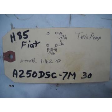 FIAT ALLIS A 250 DSC - 7M 30 TWIN HYDRAULIC PUMP 10 TOOTH