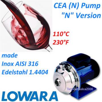 Lowara CEA AISI 316 Centrifugal Pump CEAM210/2N/A 0,75KW 1,1HP 1x220-240V Z1