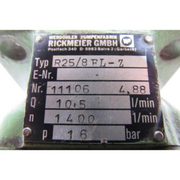 Rickmeier R25/8 FL-Z Hydraulic Gear Pump