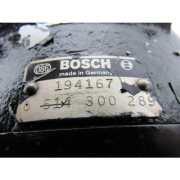 Bosch 194167 514 300 289 Hydraulic Pump