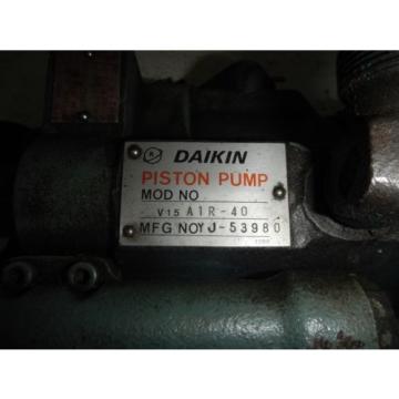 Daikin V15AIR-40/M15A1-2-30 1.5KW 2HP  Hydraulic Pump/Motor Combo 5GPM