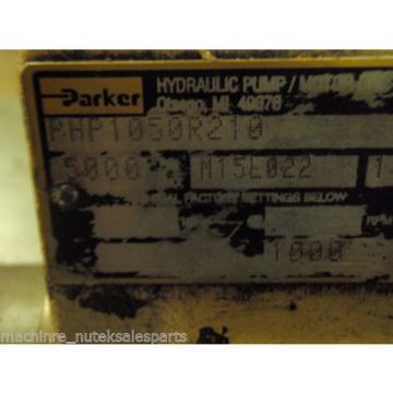 Parker Hydraulic Pump PHP1050R210