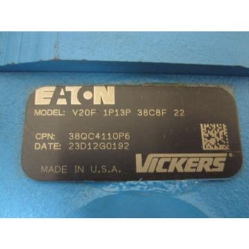 NEW EATON VICKERS POWER STEERING PUMP # V20F-1P13P-38C8F-22