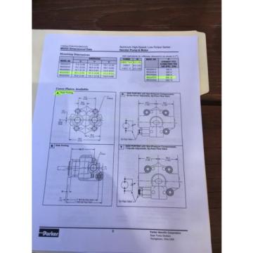 Parker hydraulic motor MGG20025