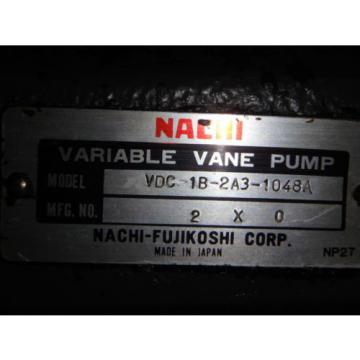 Nachi Variable Vane Pump Motor_VDC-1B-2A3-1048A_VDC1B2A31048A, USED