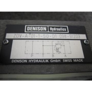 Origin DENISON FLOW CONTROL VALVE # ZDV-A-01-1-S0-D1-098-91203