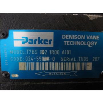 Origin PARKER DENISON HYDRAULIC VANE PUMP # T7BS-B02-1R00-A101