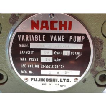 NACHI VARIABLE VANE PUMP VDR-1A-1A2-11