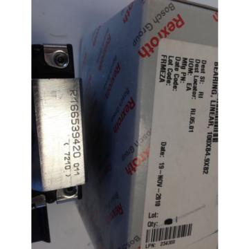 origin REXROTH/BOSCH R166539420 011 7210  5101-9638-A LINEAR RAIL BEARING  DG