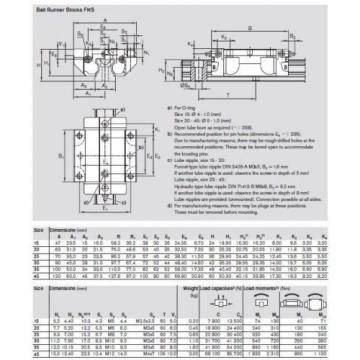 Bosch Rexroth Linear Ball Runner Block R165129420