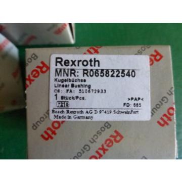 1 Lot of 3 Rexroth MNR R065822540 Supper Linear Bushings