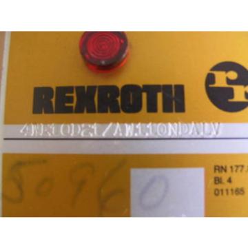 origin Rexroth Corporation 4WE10D21 Directional Control Valve 4WE10D21 / AW110NDALV