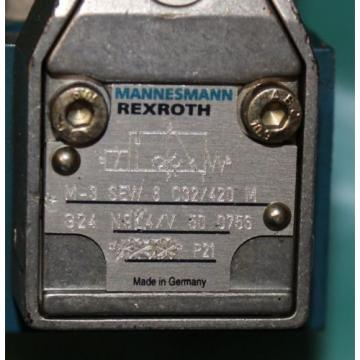 Rexroth, M-3SEW6C32/420MG24N9K4/V, Hydraulic Directional Seat Valve Origin