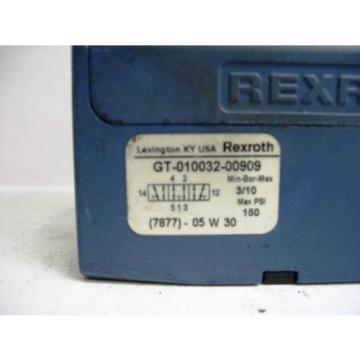 TM-2277, REXROTH GT-010032-00909 PNEUMATIC CERAM VALVE