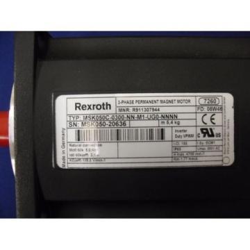 Servo Motor MSK050C0300NNM1UG0NNNN Rexroth MSK050C-0300-NN-M1-UG0-NNNN