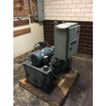 Hydraulic Tank Assembly W/ Baldor Motor amp; Eaton Pump 7-1/2 Hp 3 Phase