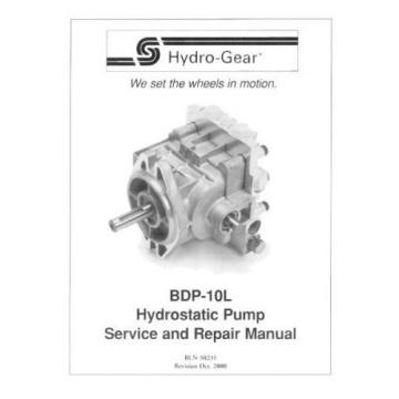 Pump PL-AAQQ-DY1X-XXXX/BDP-10L-134/990765015 HYDRO GEAR OEM FOR TRANSAXLE