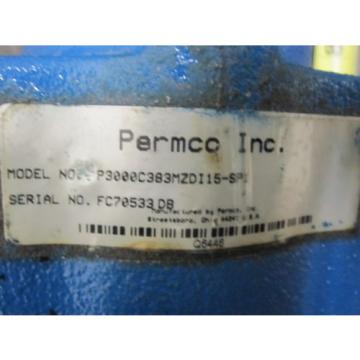 NEW PERMCO HYDRAULIC PUMP # P3000C383MZDI15-SP1