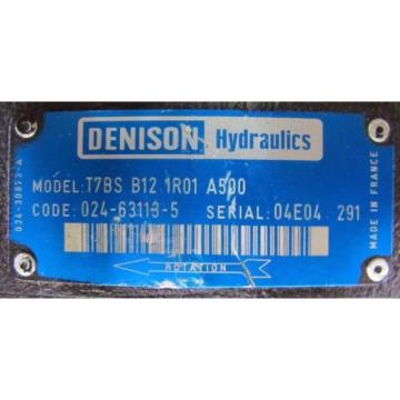 DENISON T7BS B12 1R01 A500 T7BSB121R01A500 HYDRAULIC PUMP