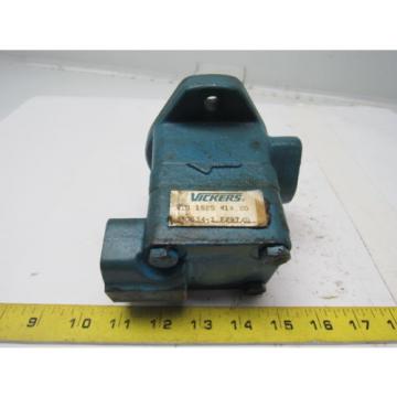 Vickers V10 1S2S 41A 20 Single Vane Hydraulic Pump 1&#034; Inlet 1/2&#034; Outlet 5/8&#034;