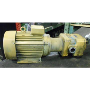 Vickers Hydraulic Pump GPA-63-E-20 R, w/ VEM AC Motor KMER100LX4, 3KW, Used