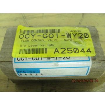 Nachi OCY-G01-W-Y-20 Flow Control Valve