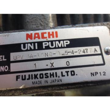 MEIDENSHA MEIDEN HYDRAULIC MOTOR LTF70-NR NACHI PUMP UPV-1A-16N0-15-4-2477A