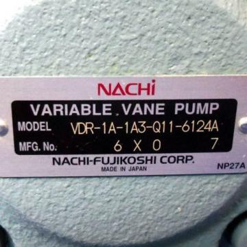 NACHI VARIABLE VANE PUMP VDR-1A-1A3-Q11-6124A Origin