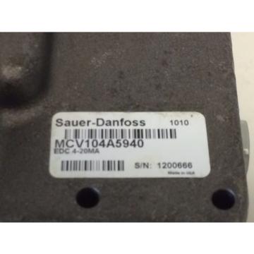 NEW SAUER DANFOSS MCV104A5940 HYDRAULIC VALVE MANIFOLD