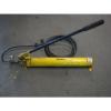 Enerpac P801 Hydraulic Hand Pump 1000psi  W/ Hose And Pressure Gage