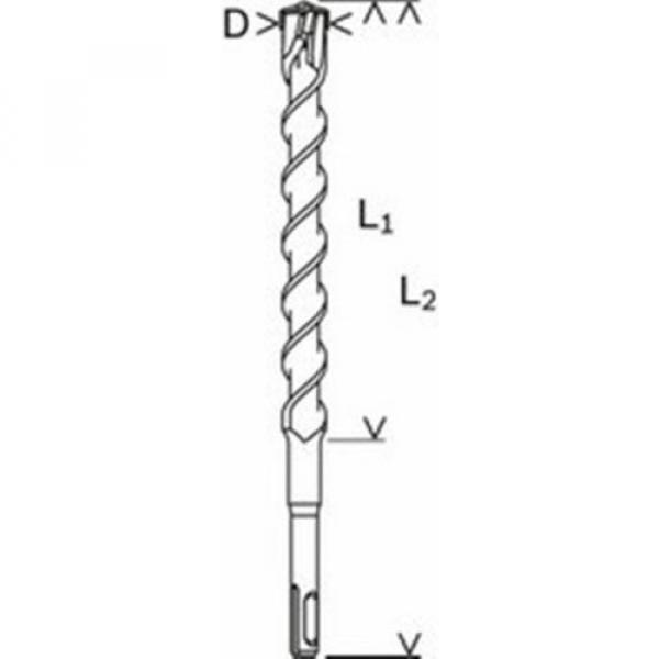 Punte Bosch SDS-MAX x martelli Quadro X 4 taglienti calcestruzzo 30 x 570 mm #2 image