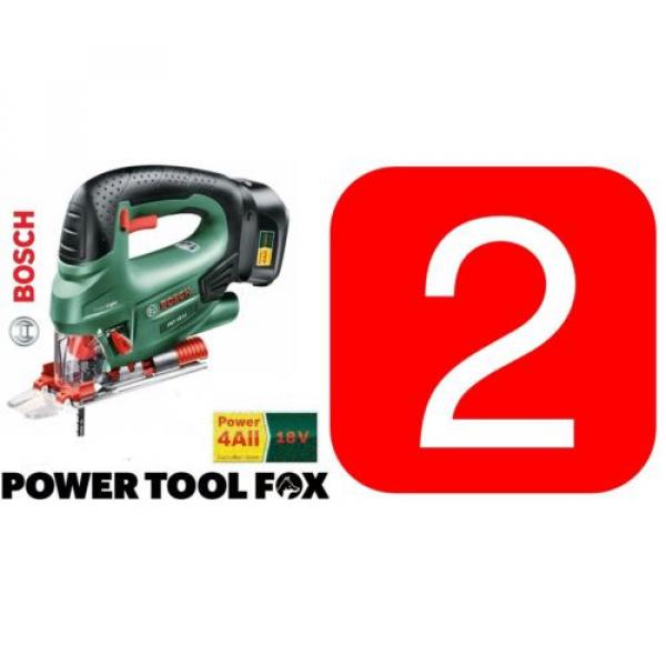 2x Bosch PST18 Li 2.0AH Lithium ION Cordless Jigsaws 0603011072 3165140740012 *&#039; #1 image