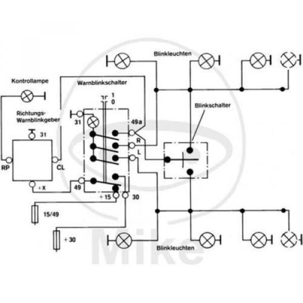 Hella Blinkgeber Blinkrelais 12V 4-polig Hubladebühne 4AZ 003 787-081 #3 image