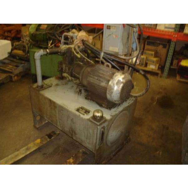 Vickers V201P11P Hydraulic Power Unit 10 HP 20.5 &amp; 4 GPM #9 image