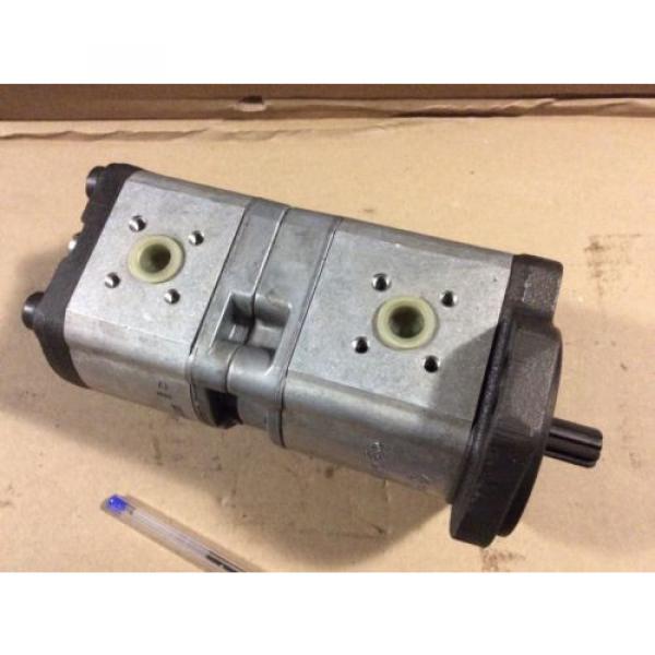 Bosch 0510901005 Tandem Hydraulic Pump 3600 Psi 25hp 3500 Rpm 7.6 &amp; 3.9 Gpm #6 image