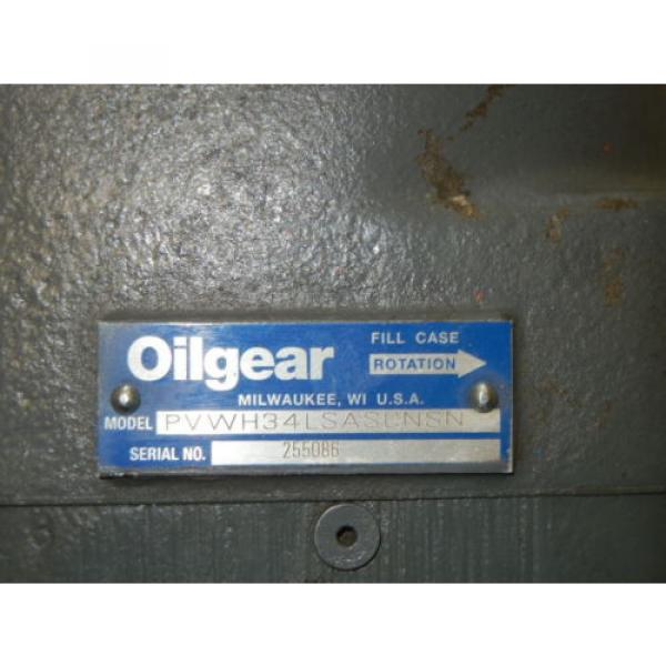 OILGEAR PVWH34LSASCNSN USED HIGH PRESSURE HYDRAULIC PUMP PVWH34LSASCNSN #2 image