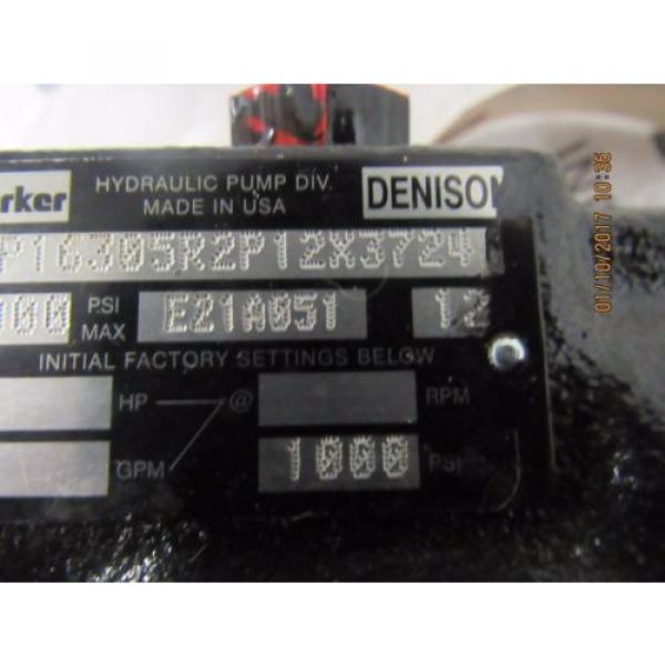 PARKER / DENISON HYDRAULIC PUMP PVP16305R2P12X3724 NEW #6 image