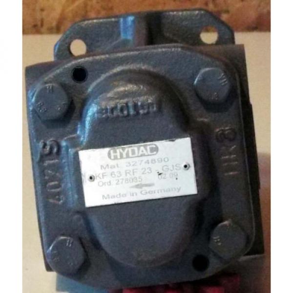 1 USED HYDAC 3274890 KF63RF23-GJS HYDRAULIC PUMP ***MAKE OFFER*** #2 image