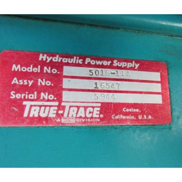 TRUE TRACE HYDRAULIC POWER SUPPLY 1.5 HP PUMP w/ 24 GALLON TANK &amp; COOLER #6 image