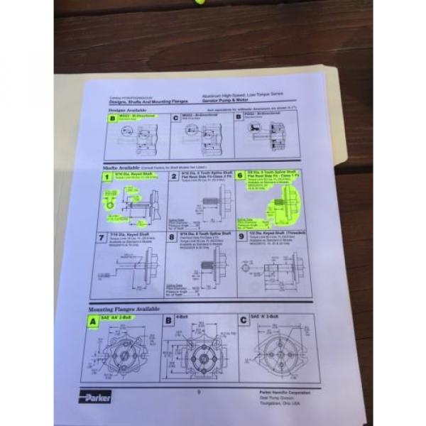 Parker hydraulic motor MGG20025 #5 image