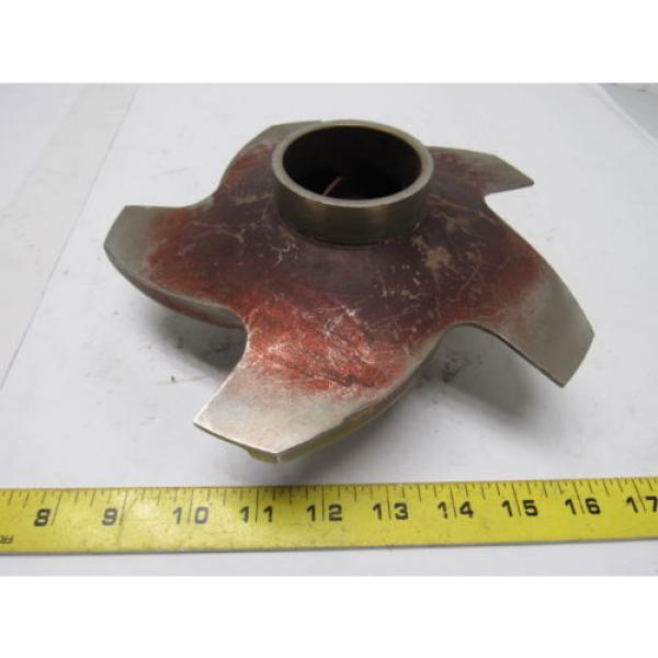 Flowserve  8 1/2&#034; Pump Impeller Stainless Steel 5 Vane #8 image