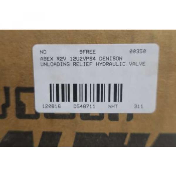 Origin ABEX R2V 12U2VPS4 DENISON HYDRAULIC RELIEF VALVE D548711 #8 image