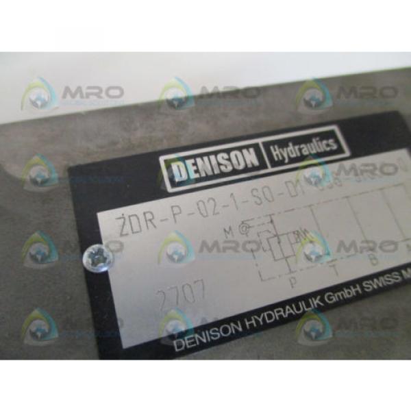 DENISON ZDR-P-02-1-S0-D1 HYDRUALIC FLOW CONTROL VALVE Origin NO BOX #2 image