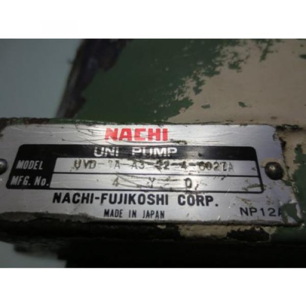 NACHI HYDRAULIC OIL UNI MOTOR PUMP 22KW 4P LTIS90-NR VDR-1B-1A3-U-1146K #6 image