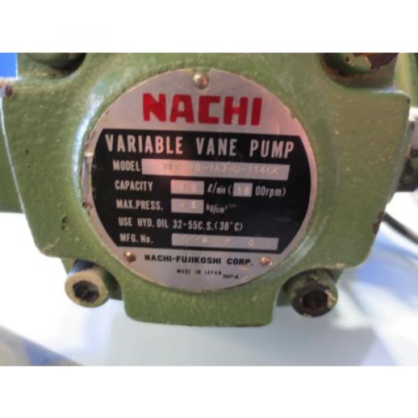 NACHI HYDRAULIC OIL UNI MOTOR PUMP 22KW 4P LTIS90-NR VDR-1B-1A3-U-1146K #8 image